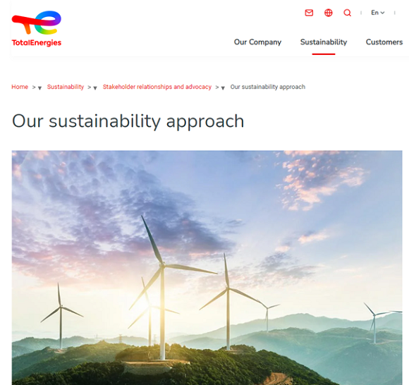 TotalEnergies beweert duurzaam te produceren